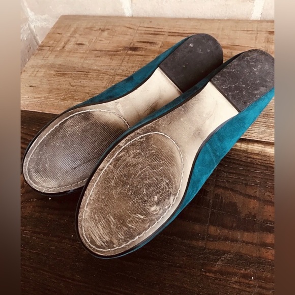 Nine West Teal Blue Suede Loafer Flats with Tassels | Women’s 9.5 - Picture 5 of 6